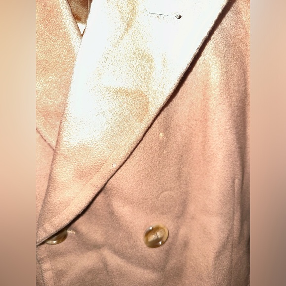 COPY - Tan double breasted wool peacoat - Picture 2 of 7